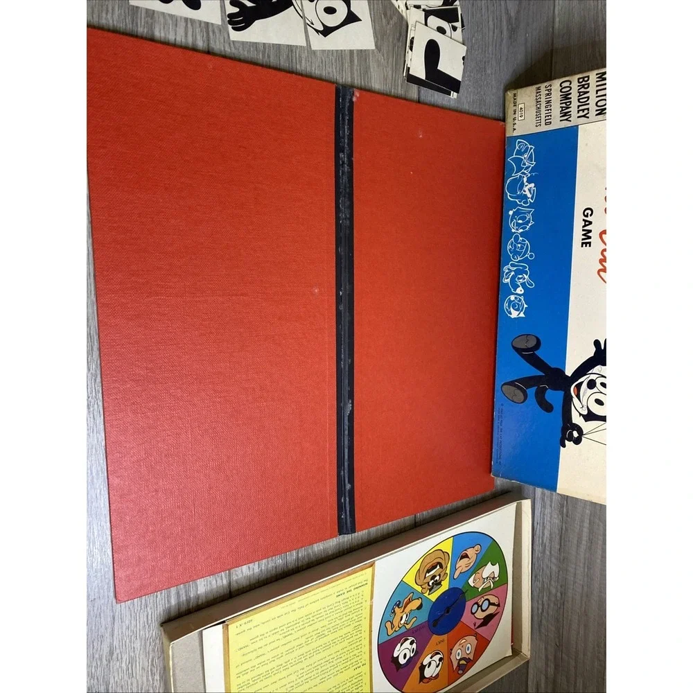 VTG 1968 Felix the Cat Board Game w Box Complete by Milton Bradley Complete